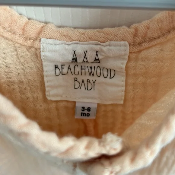 Beachwood Baby Muslin Cotton Romper - Picture 2 of 5